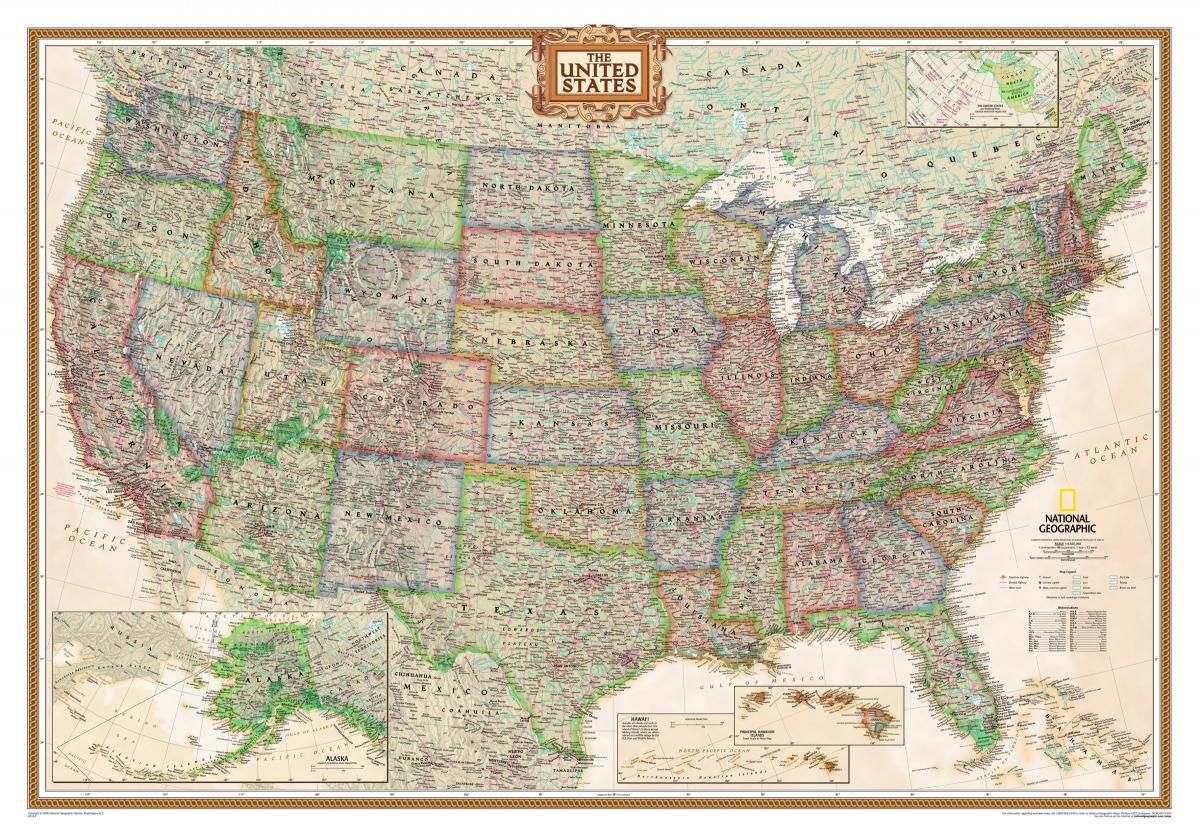 美国历史地图