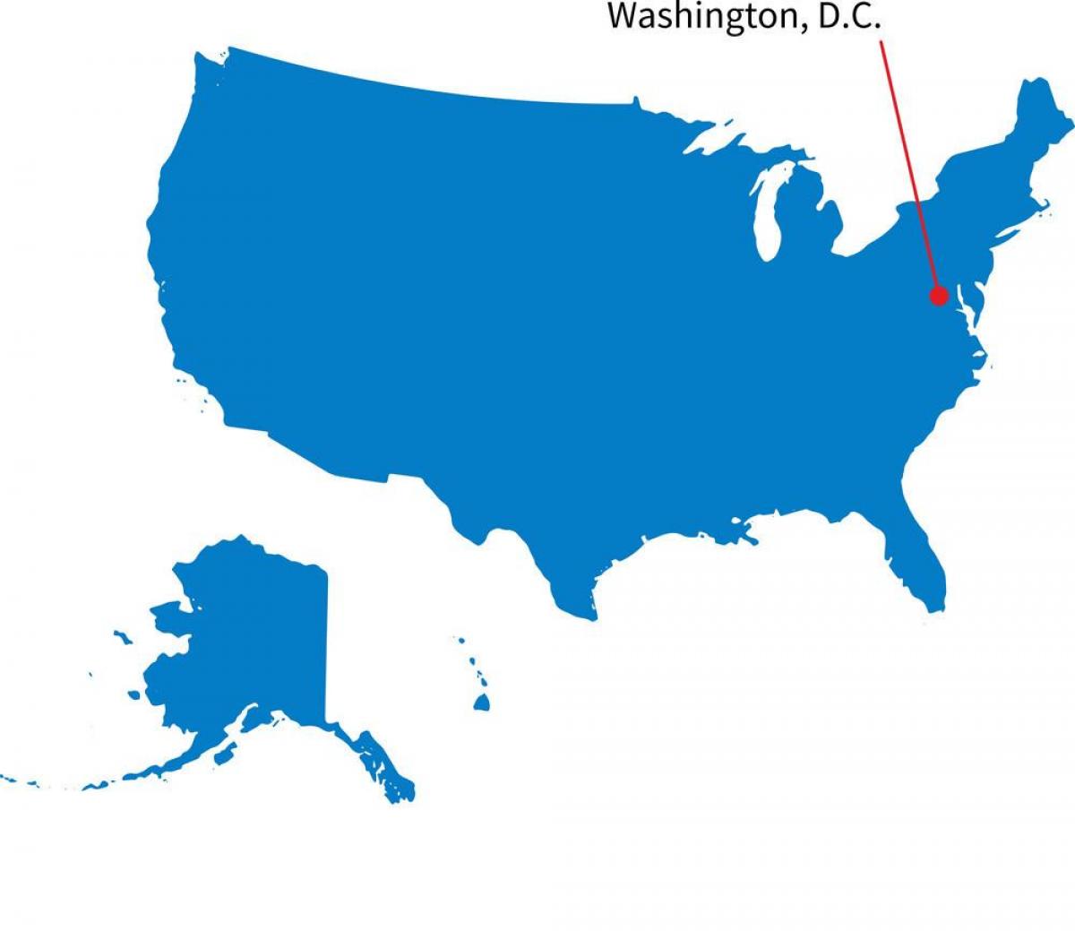 美国首都地图